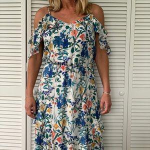 Parker NY cold shoulder maxi dress